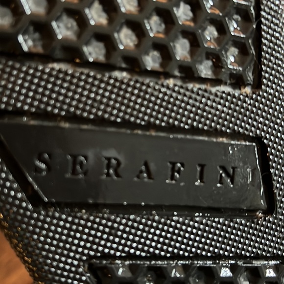 Serafini shearling wedge sneaker boots. Worn 2x. Comes with 3 different laces. - Picture 2 of 2